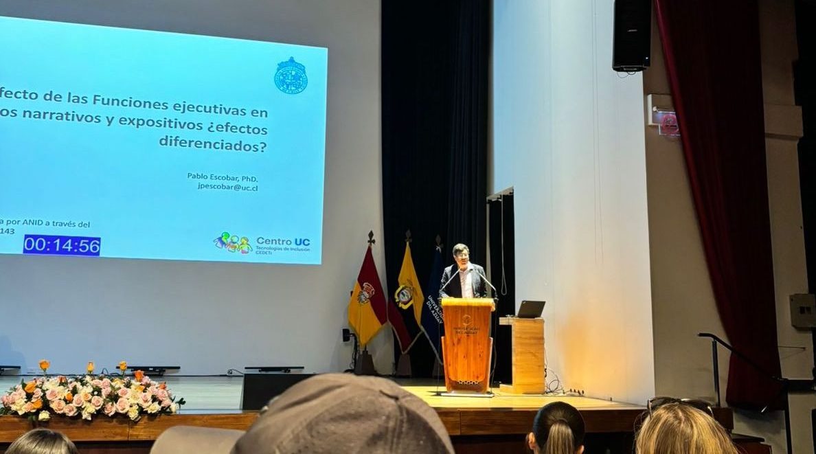CEDETi UC presenta avances en evaluación cognitiva en el Congreso SLAN
